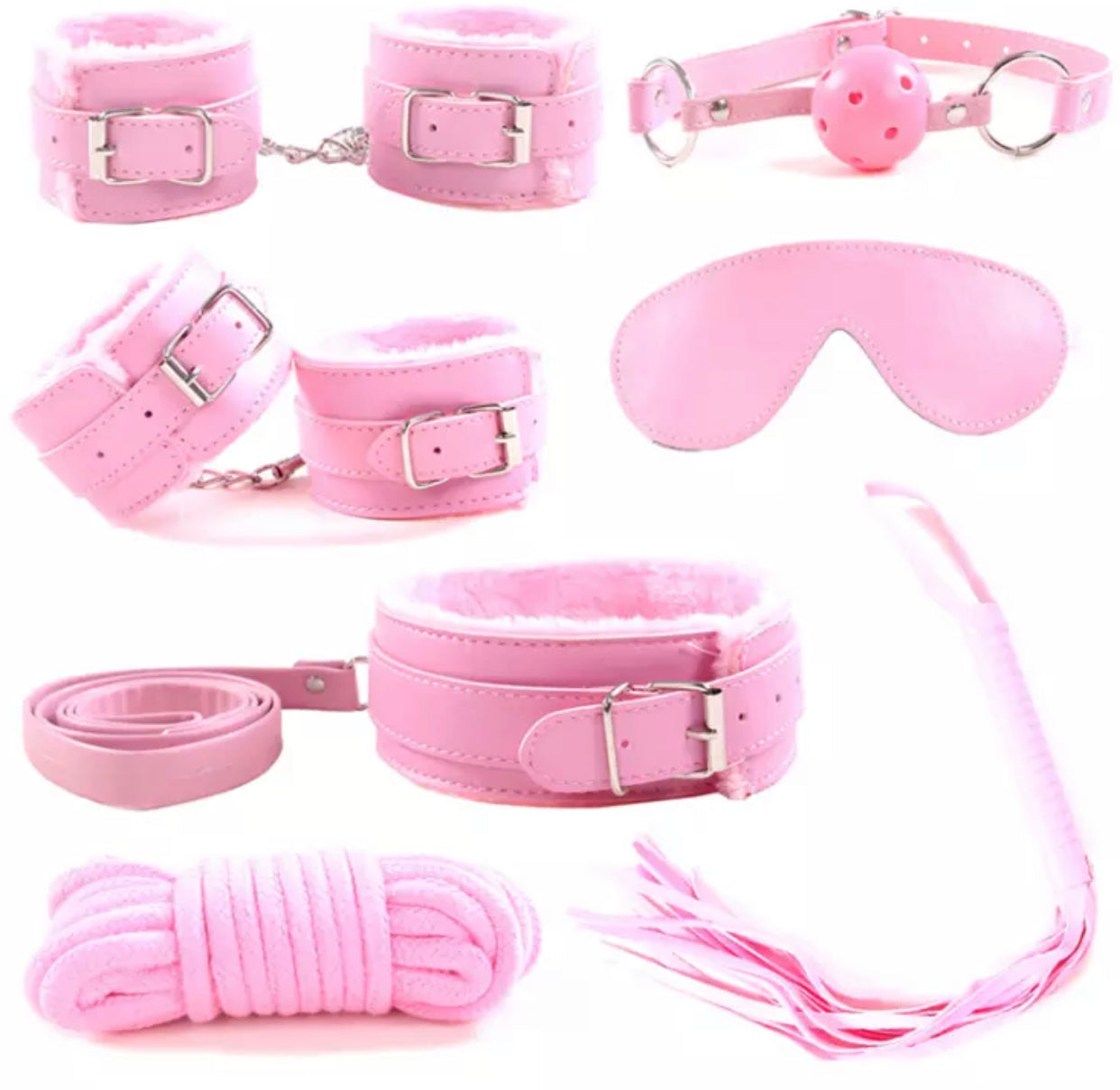 7pcs Hard Handcuffs